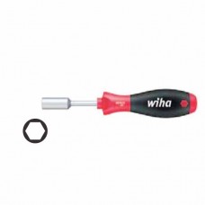 Wiha Softfinish® Hex Nut Driver - Short Round Blade - 5.5 mm - 01076